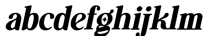 Regalic Miracle Bold Italic Regular FONT