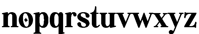 Regalic Miracle Bold Regular Font LOWERCASE