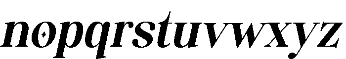 Regalic Miracle Italic Regular Font LOWERCASE