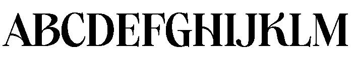 Regalic Miracle Regular Font UPPERCASE