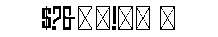 Regarding Font OTHER CHARS