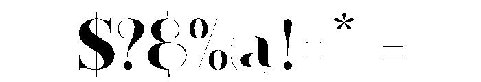 Regart Font OTHER CHARS