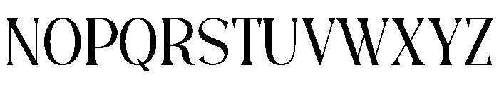 Regency Fashion Font UPPERCASE