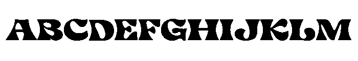 Regick Dream Font UPPERCASE