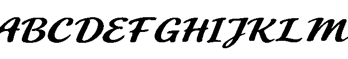 Regina Smooth Font UPPERCASE
