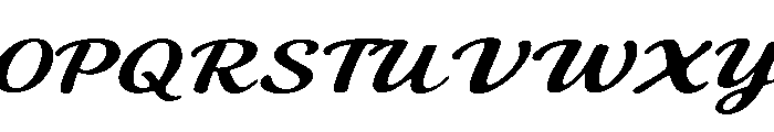 Regina Smooth Font UPPERCASE