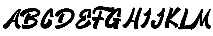 Reginetta Regular Font UPPERCASE