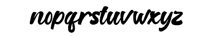 Reginetta Regular Font LOWERCASE