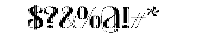 Reglass Regular Font OTHER CHARS