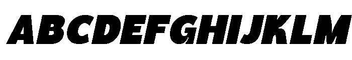 Regnas Italic Font UPPERCASE