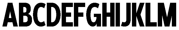 Regotta Regular Font UPPERCASE
