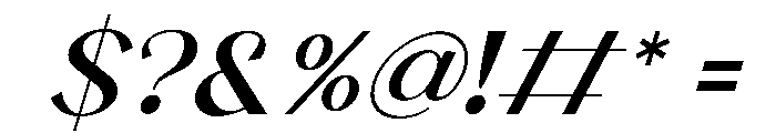 RehanSans-Italic Font OTHER CHARS
