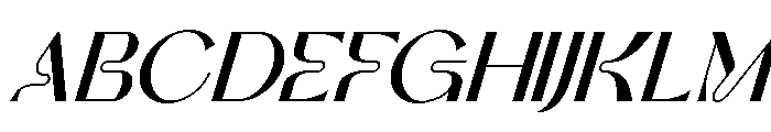 RehanSans-Italic Font UPPERCASE