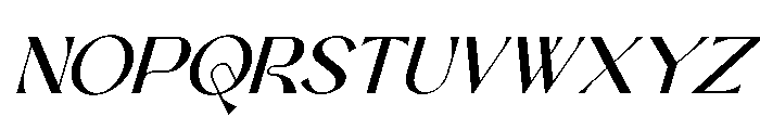 RehanSans-Italic Font UPPERCASE