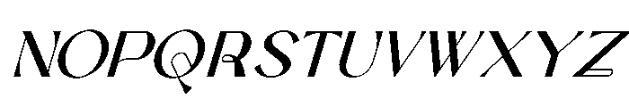 RehanSans-Italic Font LOWERCASE