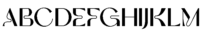 RehanSans-Regular Font UPPERCASE