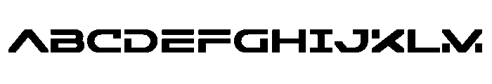 Reinba Extended Font UPPERCASE