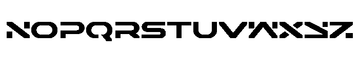 Reinba Extended Font UPPERCASE