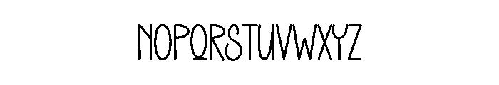 Reinder Festival Font LOWERCASE