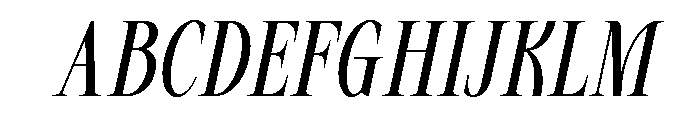 Rekogil Italic Font UPPERCASE