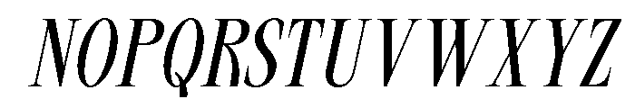 Rekogil Italic Font UPPERCASE