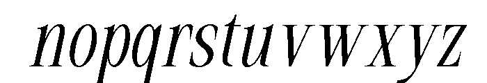 Rekogil Italic Font LOWERCASE