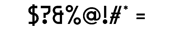 Relage Font OTHER CHARS
