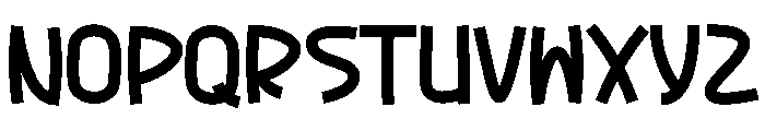 Relax Simple Font LOWERCASE