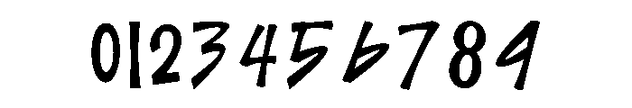Relaxing Brush Font OTHER CHARS