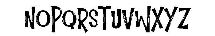 Relaxing Brush Font UPPERCASE