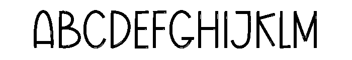 Relaxing Music Font UPPERCASE