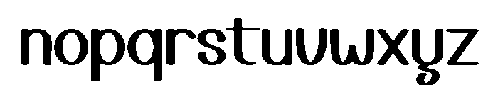 Relaxing Signature Font LOWERCASE