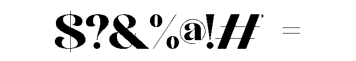 Reliam Font OTHER CHARS
