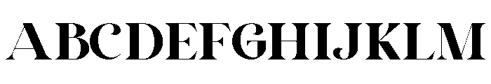 Reliam Font UPPERCASE