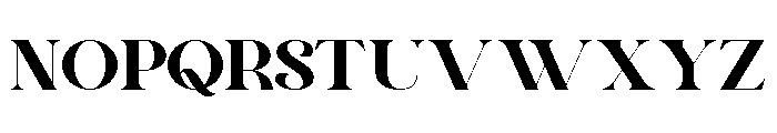 Reliam Font UPPERCASE
