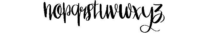 Reluvia Font LOWERCASE