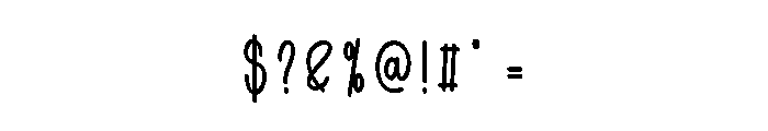 Remarkbly Font OTHER CHARS