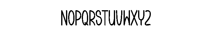 Remarkbly Font UPPERCASE