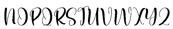 Remember Latter Font UPPERCASE