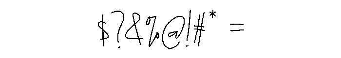 Remember Me Font OTHER CHARS