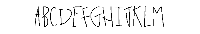Remember Me Font UPPERCASE