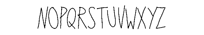 Remember Me Font UPPERCASE