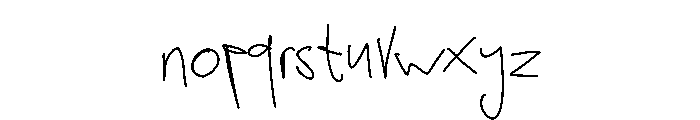Remember Me Font LOWERCASE