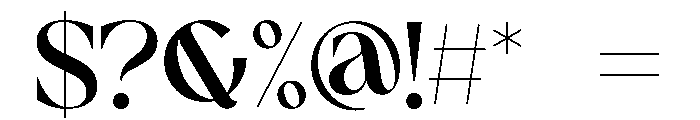 Remixo Regular Font OTHER CHARS