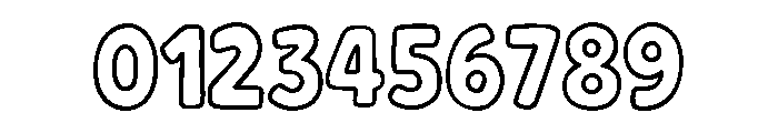 Remontada Outline Regular Font OTHER CHARS
