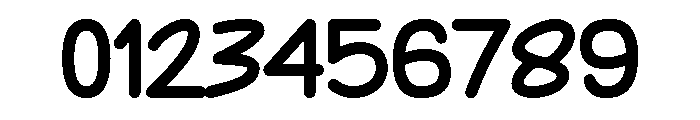Remote Control Font OTHER CHARS