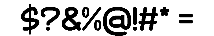 Remote Control Font OTHER CHARS