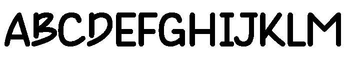 Remote Control Font UPPERCASE