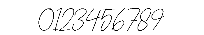 Renatela Italic Font OTHER CHARS