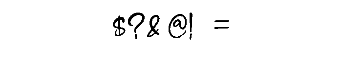Renatha-Bold Font OTHER CHARS